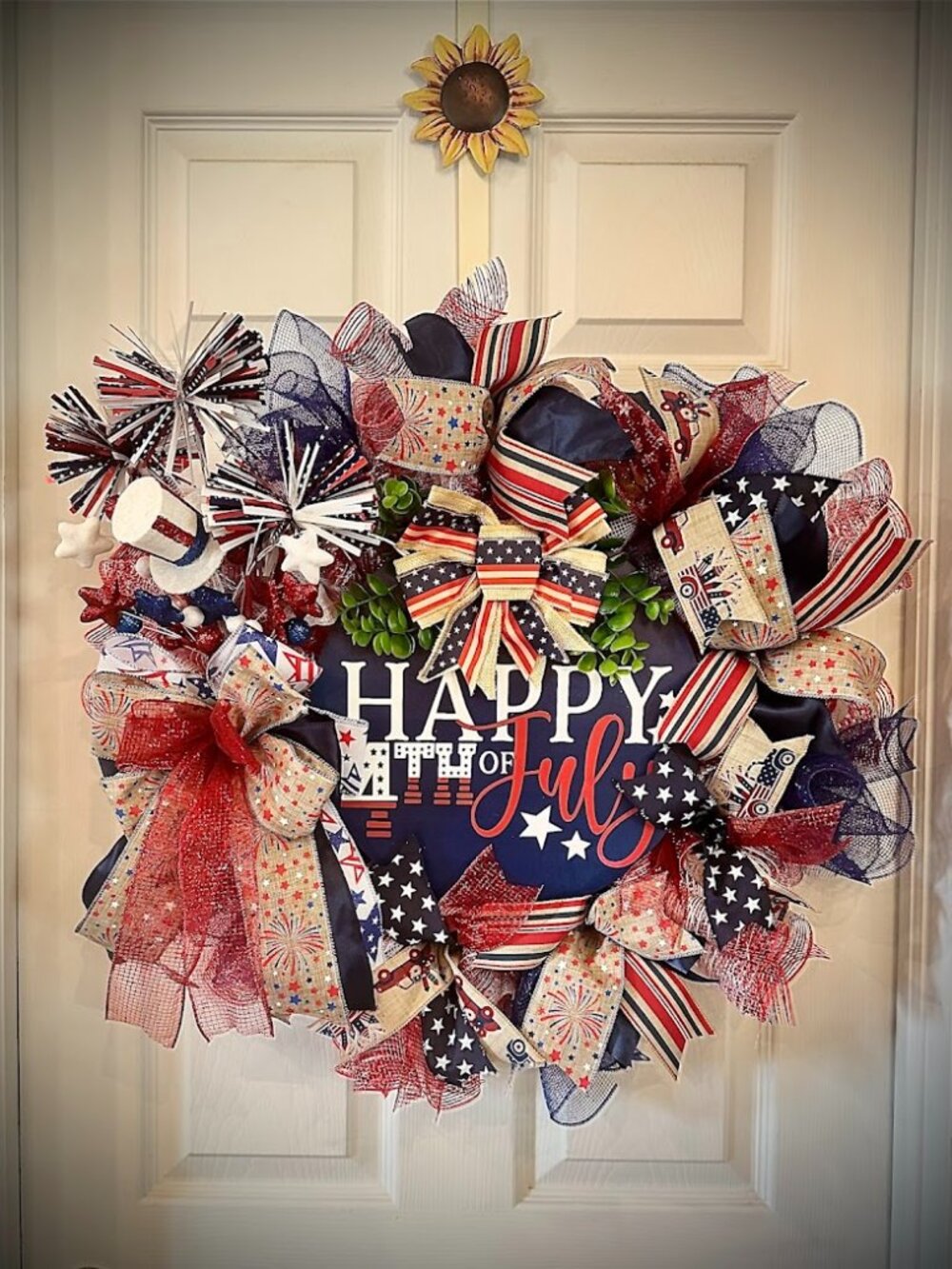 Custom 4th of July Wreath